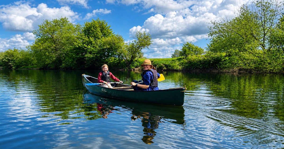 Canoeing in Chepstow